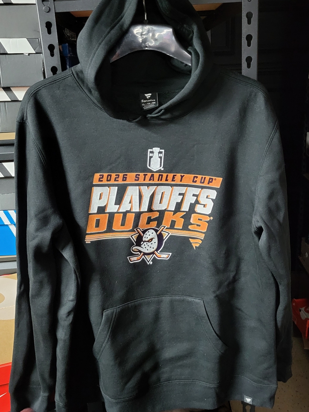 *NEW* Fanatics NHL Anaheim Ducks 2026 Stanley Cup Playoffs Hoodie Size Men’s XL